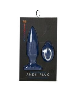 Sensuelle Andii Plug W/roller  Navy Blue
