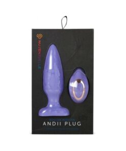 Sensuelle Andii Plug W/roller  Ult Viol