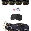 Shots Ouch Limited Edition Gold Bed Bindings Restraint System