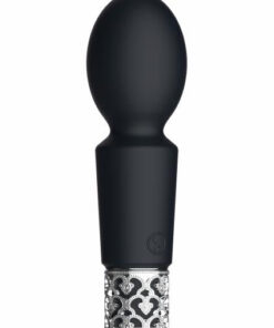 Royal Gems Brilliant Black Rechargeable Silicone Bullet