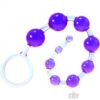 Kinx Dragonz Tail Anal Beads Violet Os