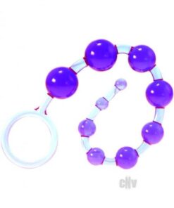 Kinx Dragonz Tail Anal Beads Violet Os