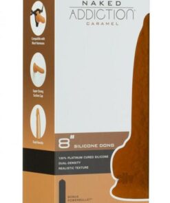 Naked Addiction Silicone Dong 8 Caramel