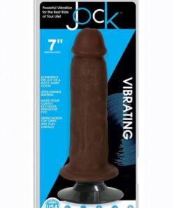 Jock Vibrating Dong No Balls 7 Chocolat