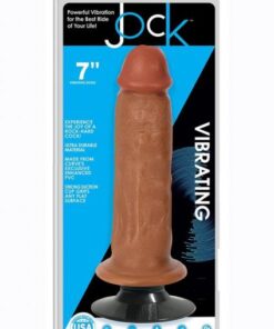 Jock Vibrating Dong No Balls 7 Caramel