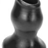 Pig Hole 1 Hollow Butt Plug Black