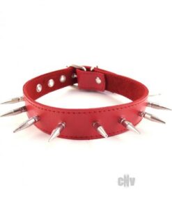 Rouge Spiked Collar Red