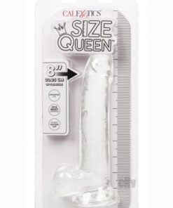 Size Queen 8" Dildo - Clear