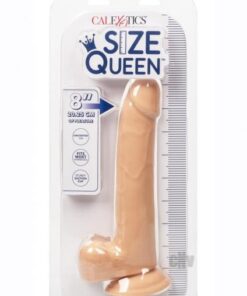 Size Queen 8" Dildo - Ivory