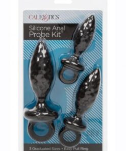 Silicone Anal Probe Kit Black
