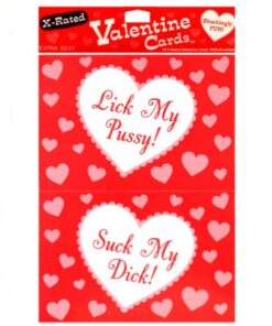 10 X-Rated Valentine Cards with Envelopes