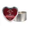 Earthly Body 2023 Valentine 3 In 1 Massage Heart Candle - 4 Oz Cheek To Cheek