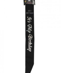 It's My Birthday Sash Black