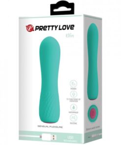 Pretty Love Elfin Mini Vibe - 12 Function Light Blue