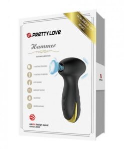 Pretty Love Hammer Sucking & Vibrating - Black & Gold
