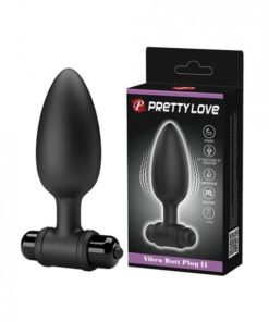 Pretty Love Vibra Butt Plug Ii - Black