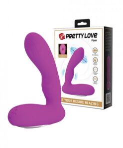 Pretty Love Piper Double Pulsation Vibe - Fuchsia