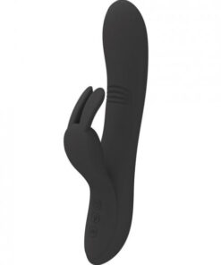 Pretty Love Dylan Bunny Ears Come Hither Rabbit Vibrator Black