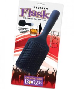 Smuggle Your Booze Brush Flask Black