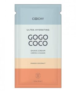 Coochy Ultra Hydrating Shave Cream Foil - .35 Oz Mango Coconut