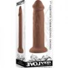 Evolved 7" Girthy Vibrating Dong - Dark