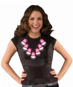Wearable Bachelorette String Of Light Up Cups Pink