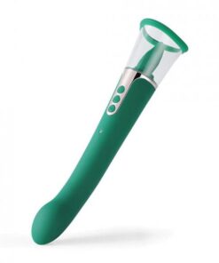 Succion Sucking G-spot Vibrator - 3 Function Green