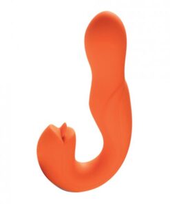 Joi Rotating Head G-spot Vibrator & Clit Licker - Orange