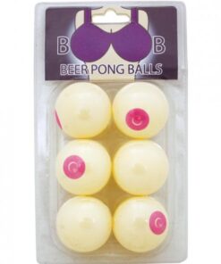 Boob Beer Pong Balls 6 Pack