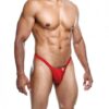 Male Basics Y Buns Thong Red Sm