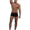 Bamboo Low Rise Pouch Enhancer Shorts Black Sm