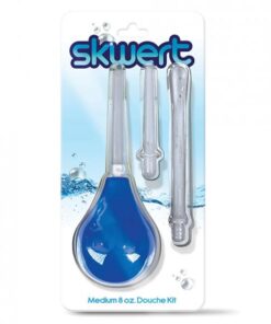 Skwert Enema Bulb W/3 Wands - 8 Oz