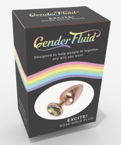 Gender Fluid Excite! Plug - Rose Gold