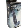 Get Lucky 8.5" Real Skin Glitter Dick - Clear
