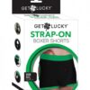Get Lucky Strap On Boxers - M-l Black/green