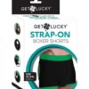Get Lucky Strap On Boxers - Xl-xxl Black/green