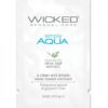 Wicked Sensual Care Simply Aqua Water Based Lubricant - .1 Oz
