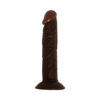 All American Whopper Vibrating 7 inches Dildo Brown