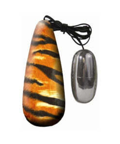 Primal Instincts Vibrating Egg - Tiger Print