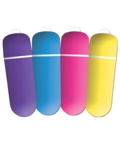 Little Secret Soft Touch Bullet 3 Speed Plus Pulsation Four Assorted Colors 12 Pcs/display