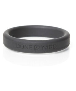 Boneyard Silicone Cock Ring 2 inches Black