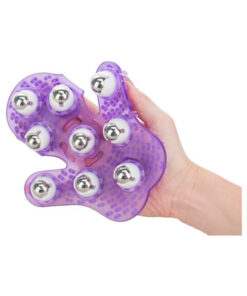 Roller Balls Massager Purple Massage Glove