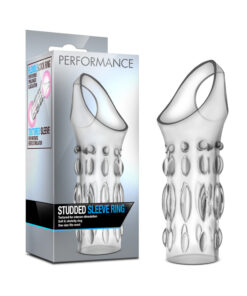 Performance - Studded Sleeve Ring - Clear