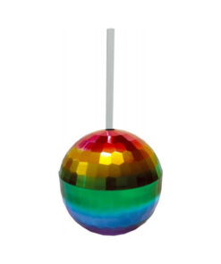 Rainbow Disco Ball Cup