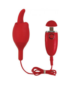 Ozone Orgasmic Tongue Red Vibrator