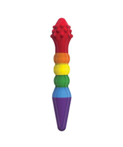 Rainbow Knob Job Dildo