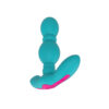Femmefunn Vibrating Butt Plug Turquoise Blue