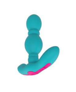 Femmefunn Vibrating Butt Plug Turquoise Blue
