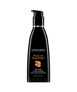 Wicked Aqua Sweet Peach Flavored Lubricant 2oz