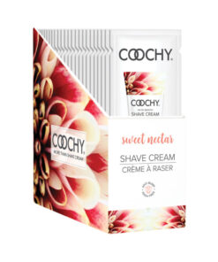Coochy Shave Cream Sweet Nectar Foil 15ml 24pc Display